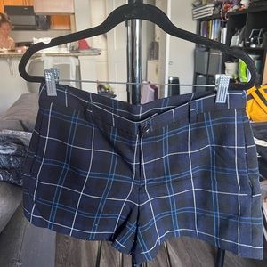 Uniqlo Plaid Wool-Blend Dress Shorts, Size 4